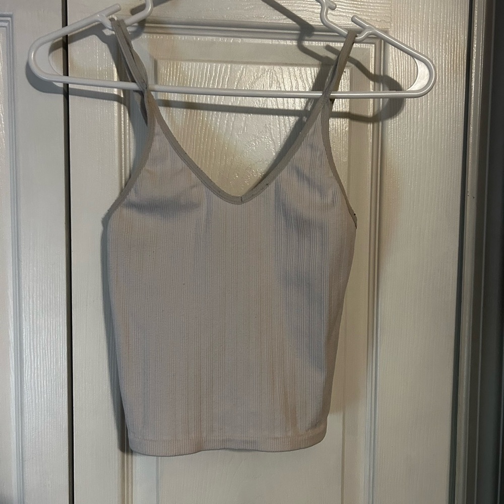 White tank top